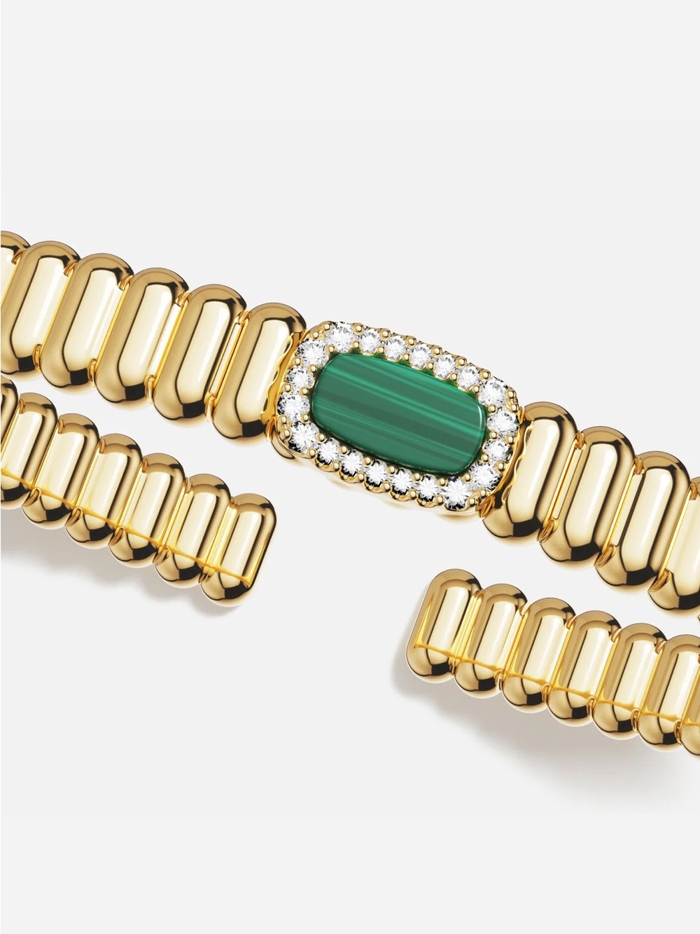 APM Monaco Les Calanques Malachite Bangle
